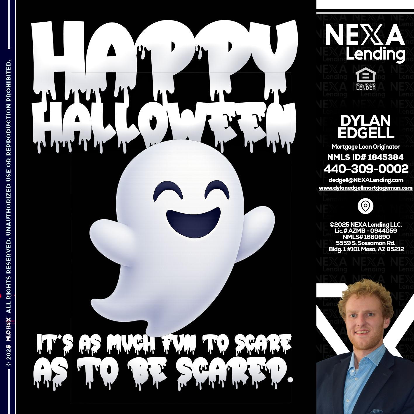 HAPPY HALLOWEEN - Dylan Todd Edgell -Senior Sales Manager