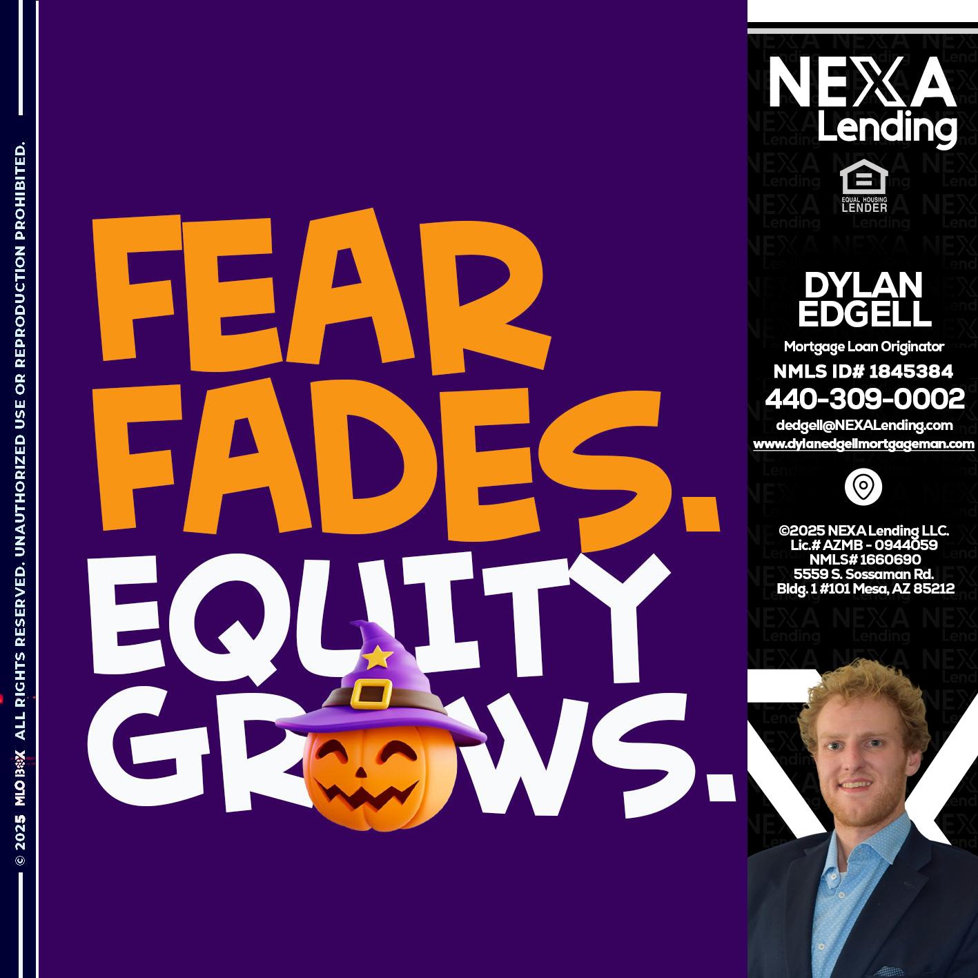 FEAR FADES - Dylan Todd Edgell -Senior Sales Manager