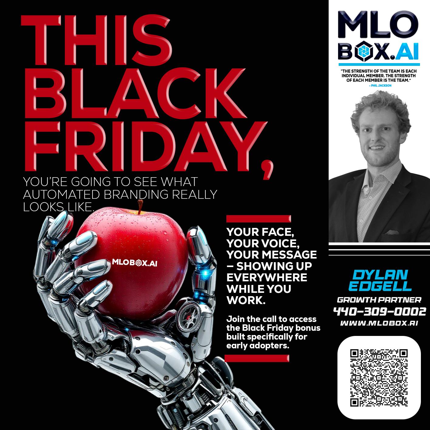 THIS BLACK FRIDAY - Dylan Todd Edgell -Senior Sales Manager