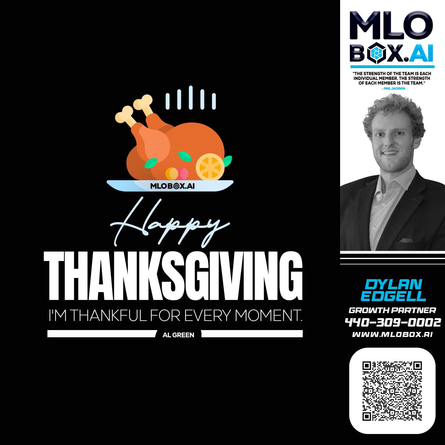 HAPPY THANKSGIVING - Dylan Todd Edgell -Senior Sales Manager