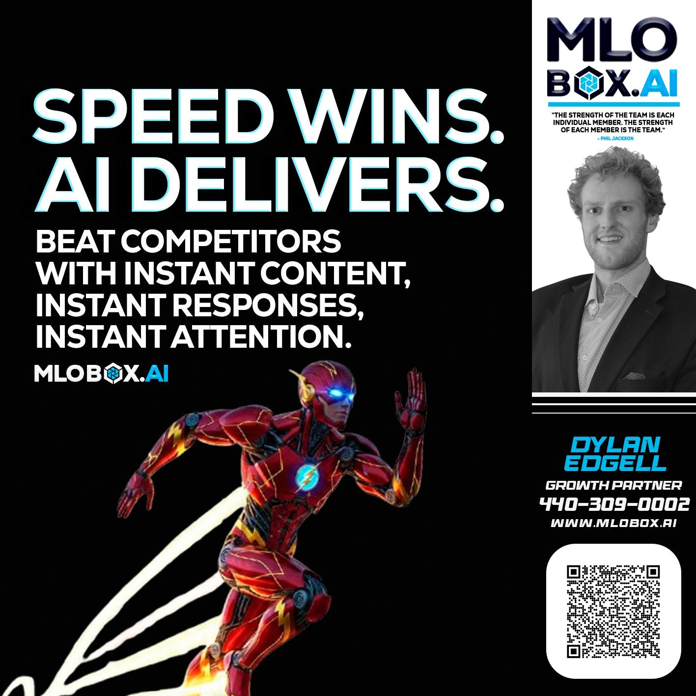 SPEED WINS - Dylan Todd Edgell -Senior Sales Manager