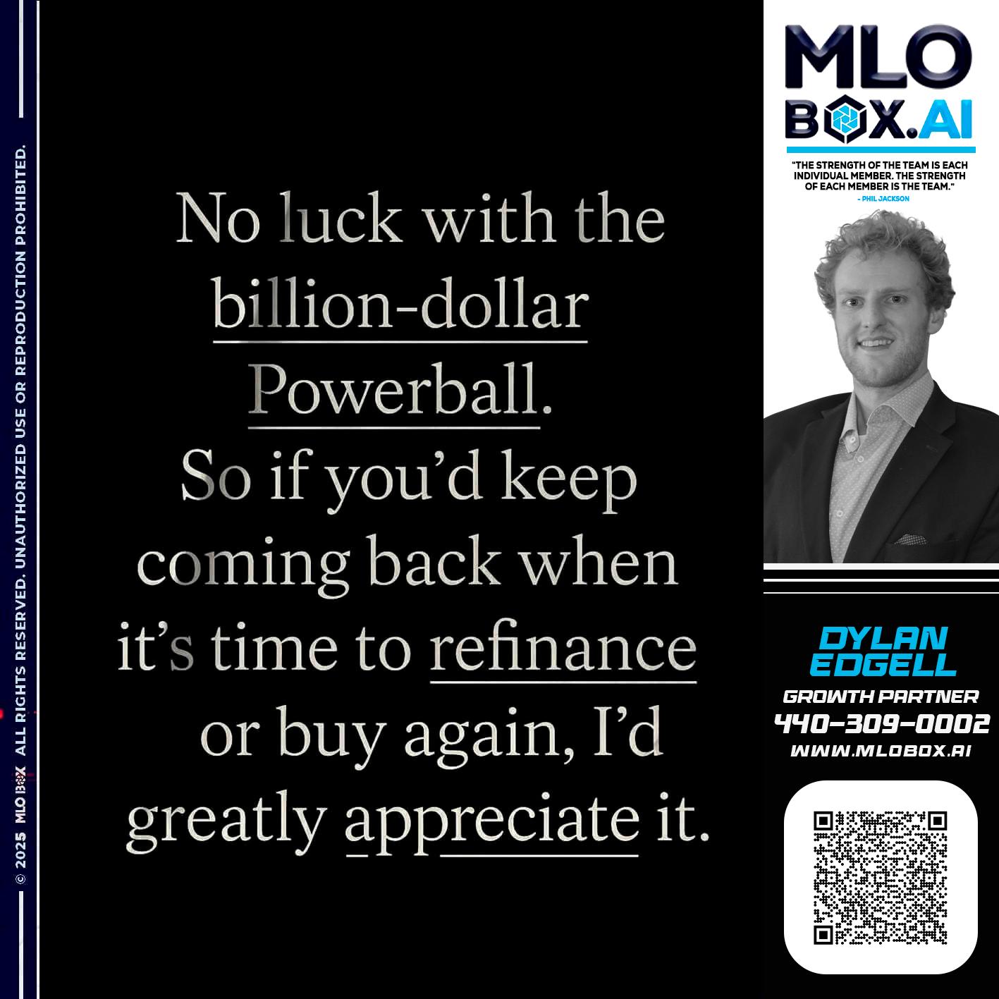 NO LUCK - Dylan Todd Edgell -Senior Sales Manager