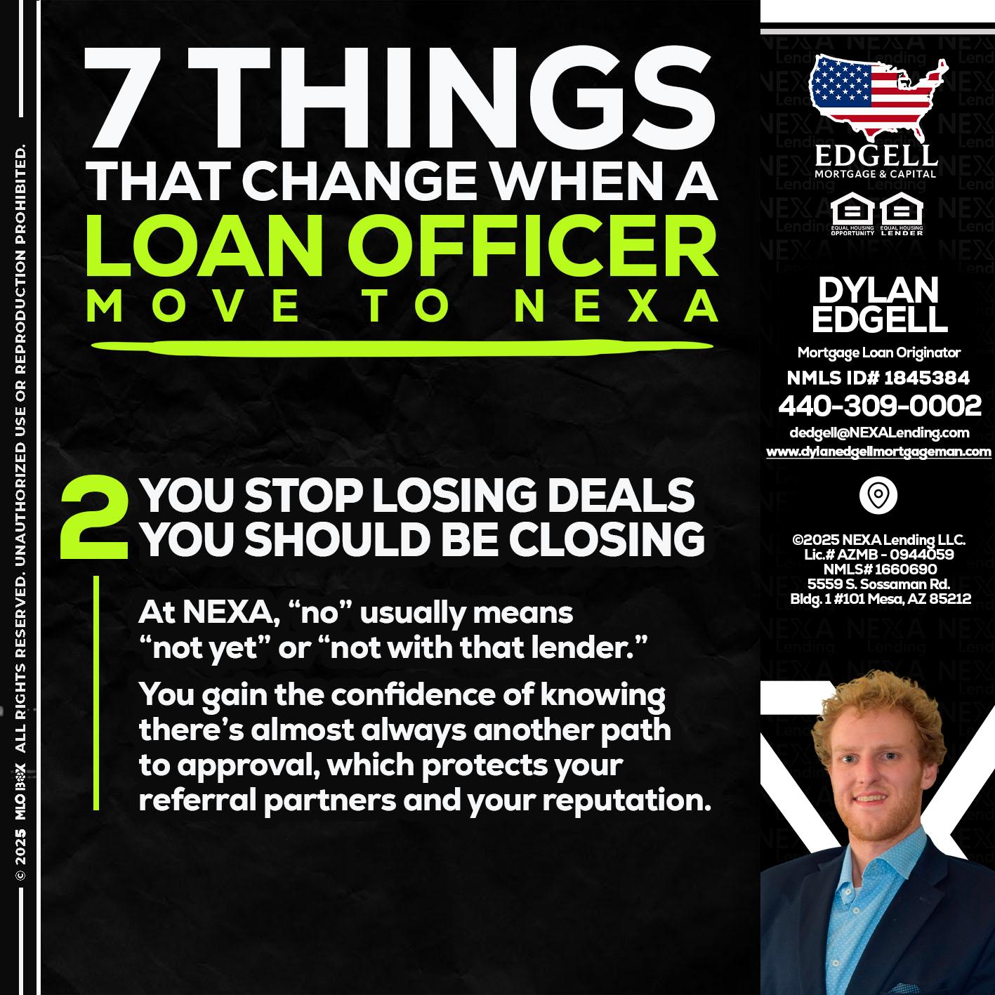 7 THINGS (2) - Dylan Todd Edgell -Senior Sales Manager