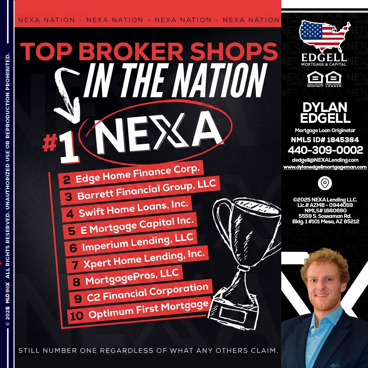 top broker - Dylan Todd Edgell -Senior Sales Manager