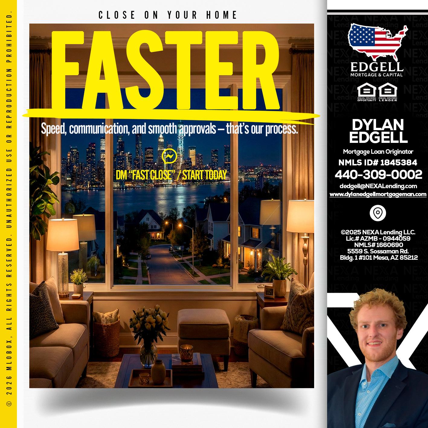 FASTER - Dylan Todd Edgell -Senior Sales Manager