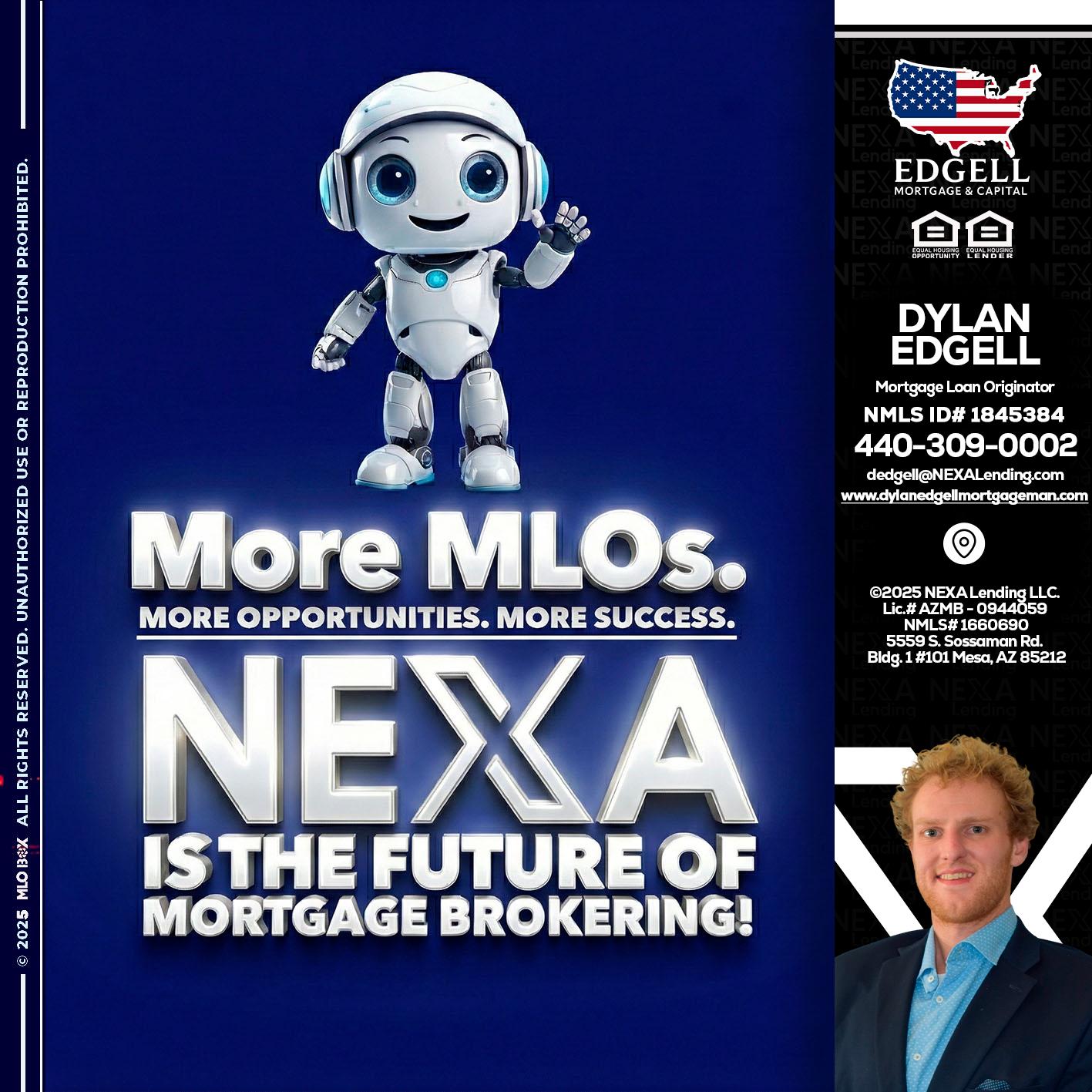 MORE MLOs - Dylan Todd Edgell -Senior Sales Manager