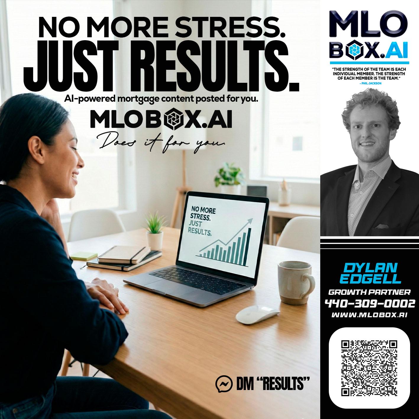 NO MORE STRESS - Dylan Todd Edgell -Senior Sales Manager