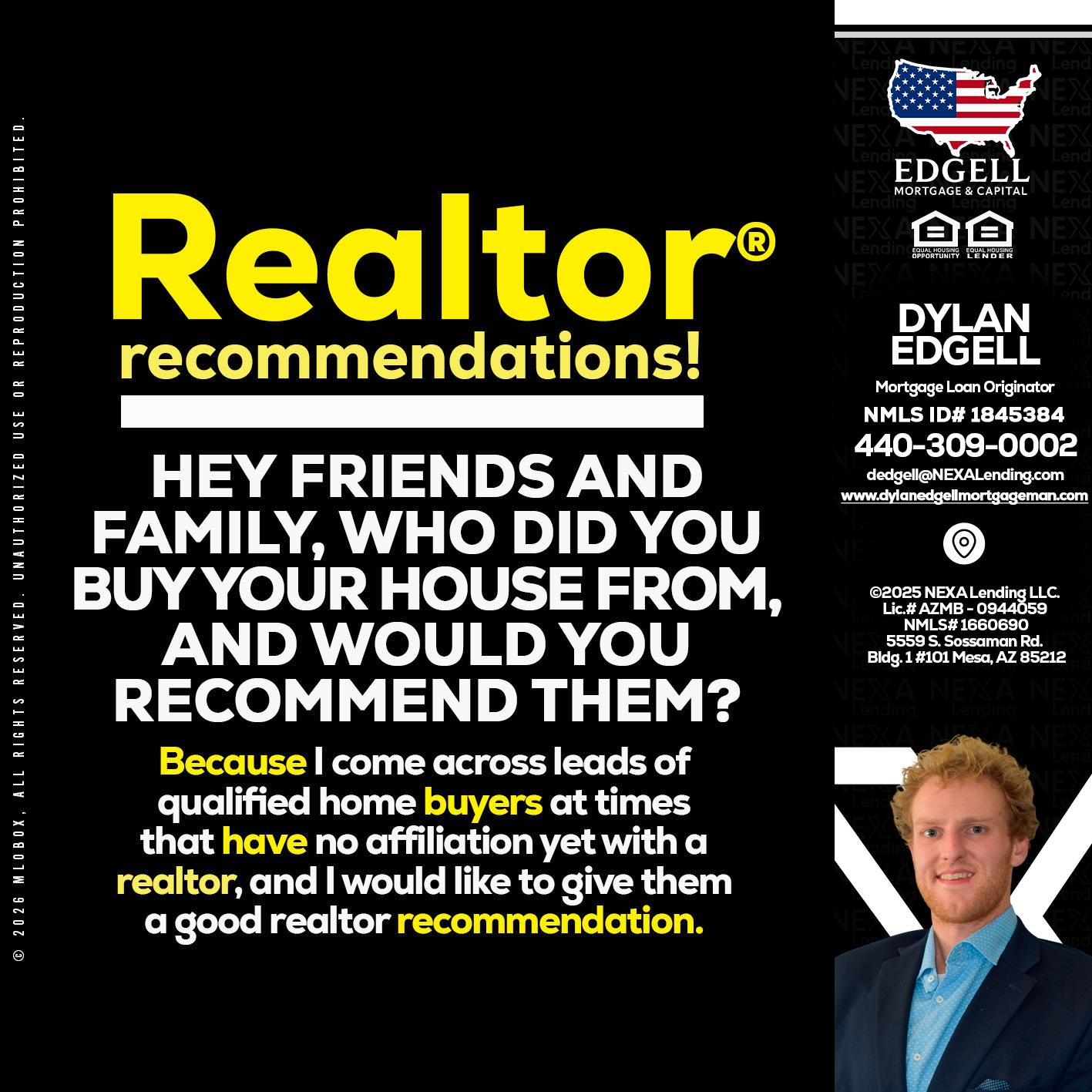 REALTOR - Dylan Todd Edgell -Senior Sales Manager