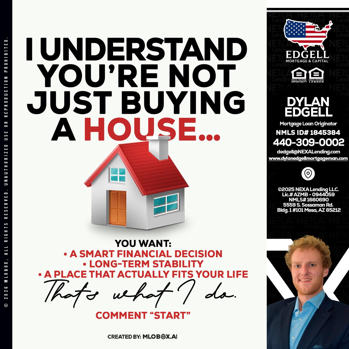 I UNDERSTAND - Dylan Todd Edgell -Senior Sales Manager