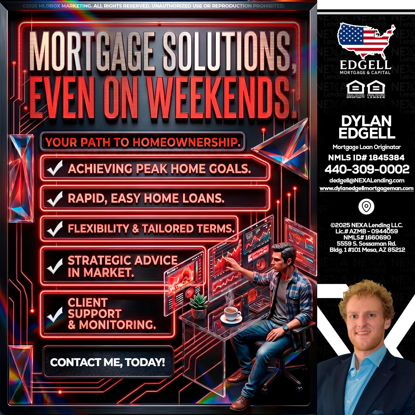 WEEKEND SOLUTIONS - Dylan Todd Edgell -Senior Sales Manager