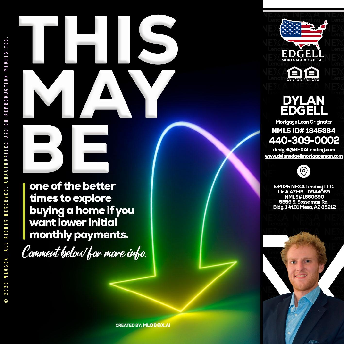 THIS MAY BE - Dylan Todd Edgell -Senior Sales Manager