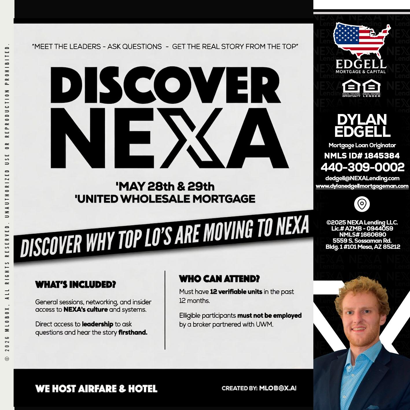DISCOVER NEXA - Dylan Todd Edgell -Senior Sales Manager