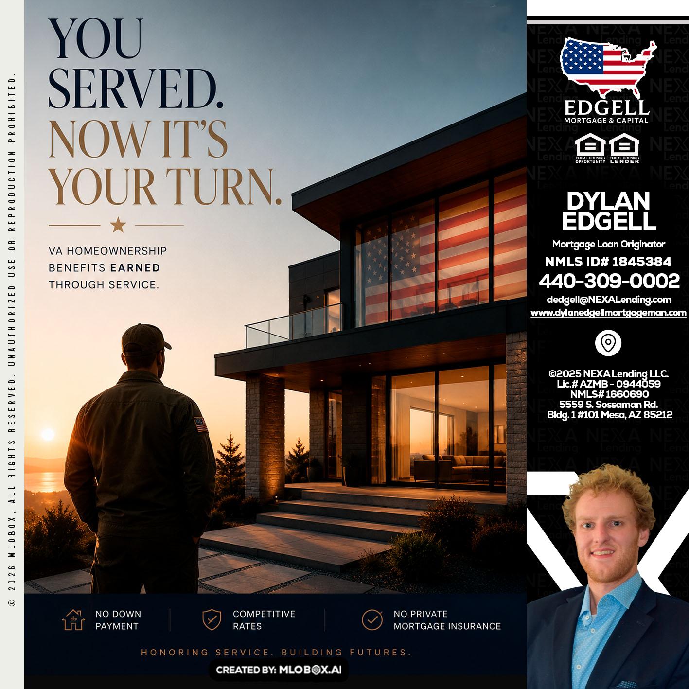 YOU SERVED - Dylan Todd Edgell -Senior Sales Manager