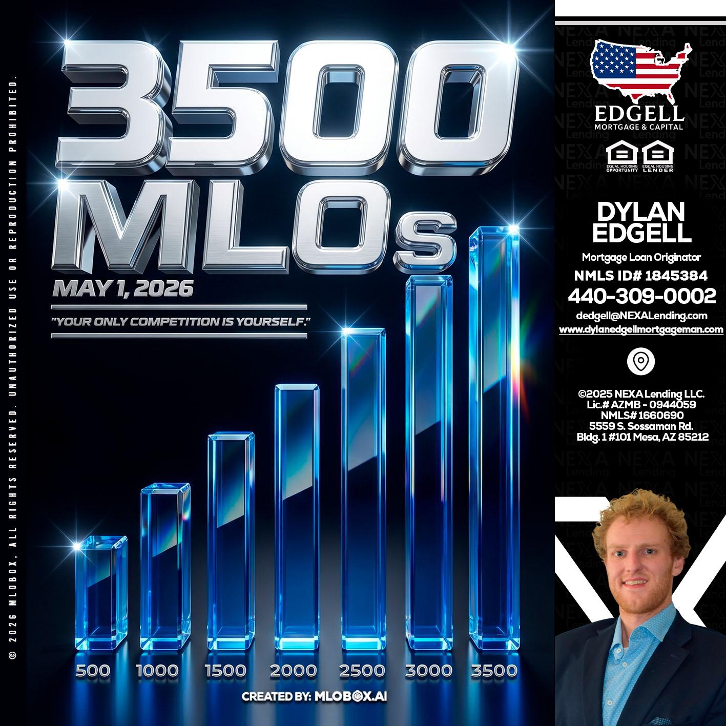 3500 MLOs - Dylan Todd Edgell -Senior Sales Manager