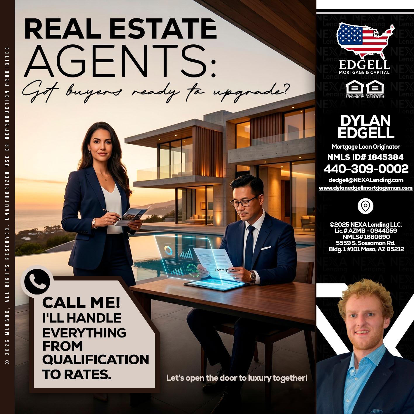 REAL ESTATE AGENTS - Dylan Todd Edgell -Senior Sales Manager