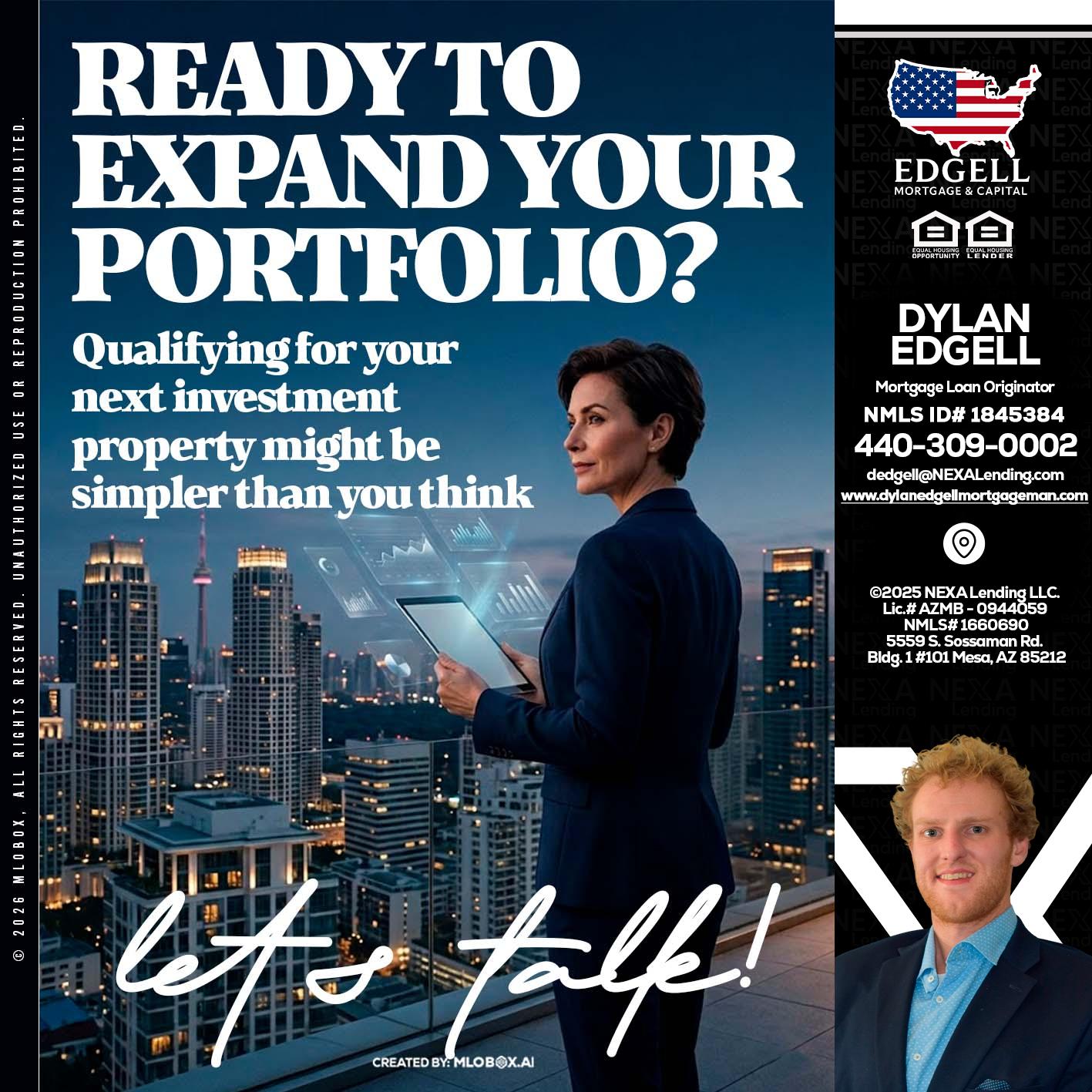 READY TO EXPAND - Dylan Todd Edgell -Senior Sales Manager
