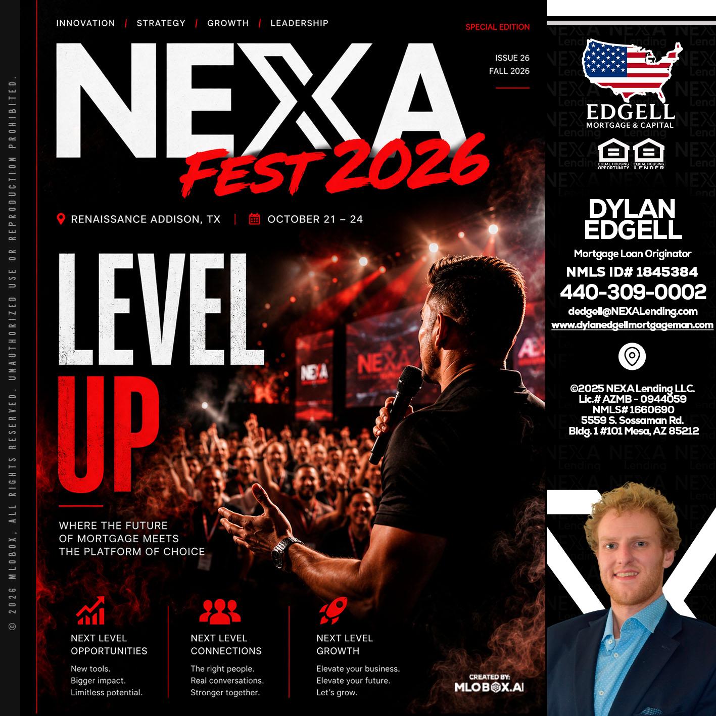 NEXA FEST 2026 - Dylan Todd Edgell -Senior Sales Manager