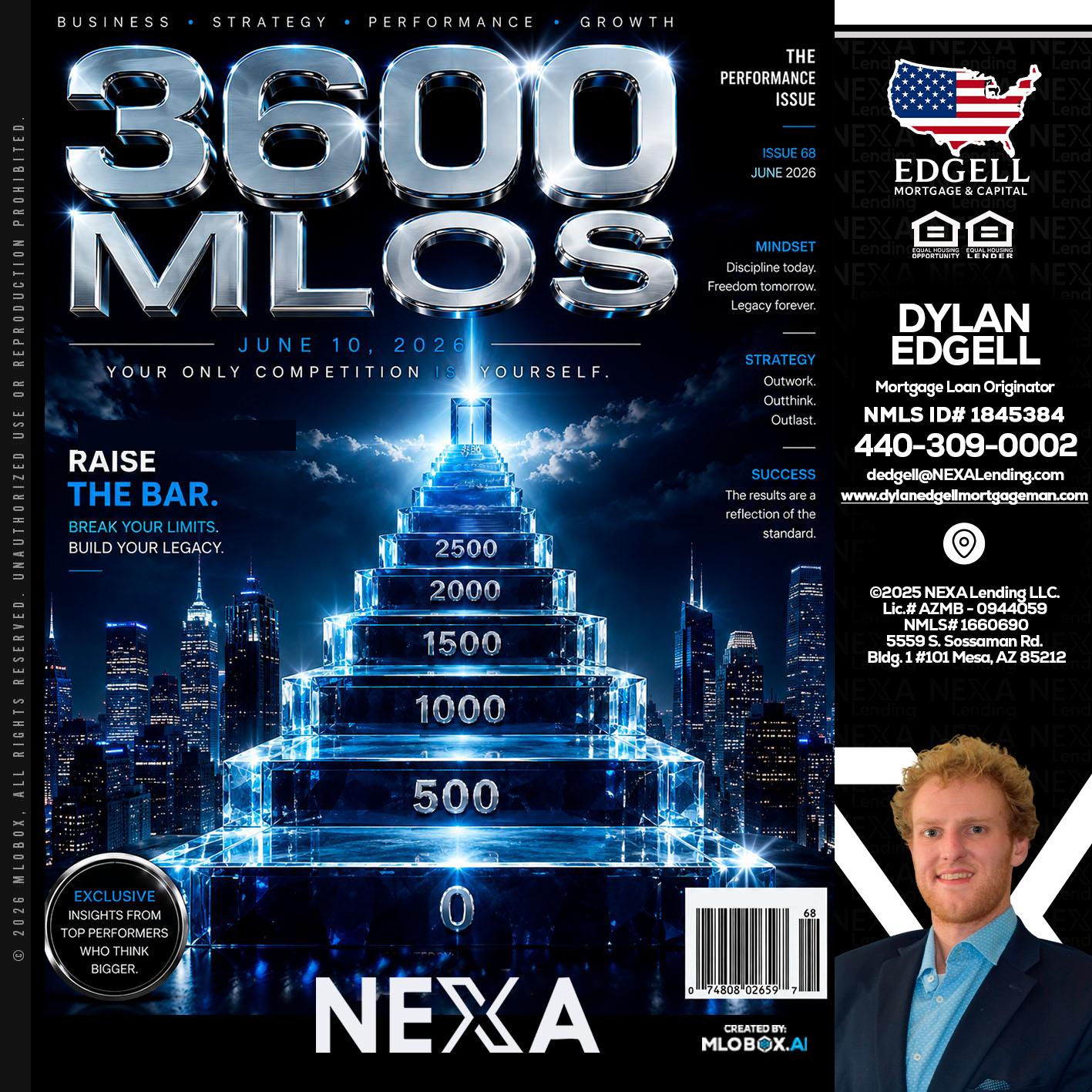 3600 MLOs - Dylan Todd Edgell -Senior Sales Manager