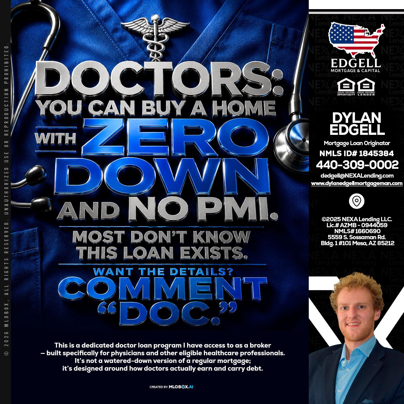 DOCTORS YOU CAN BUY - Dylan Todd Edgell -Senior Sales Manager