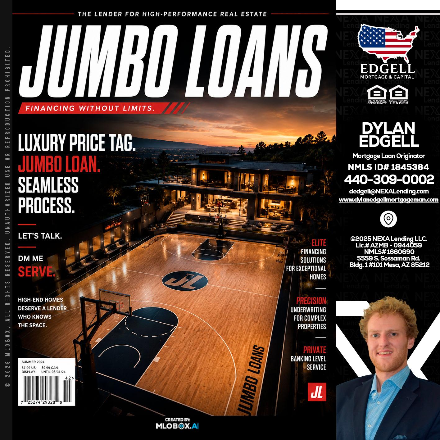 JUMBO LOANS - Dylan Todd Edgell -Senior Sales Manager