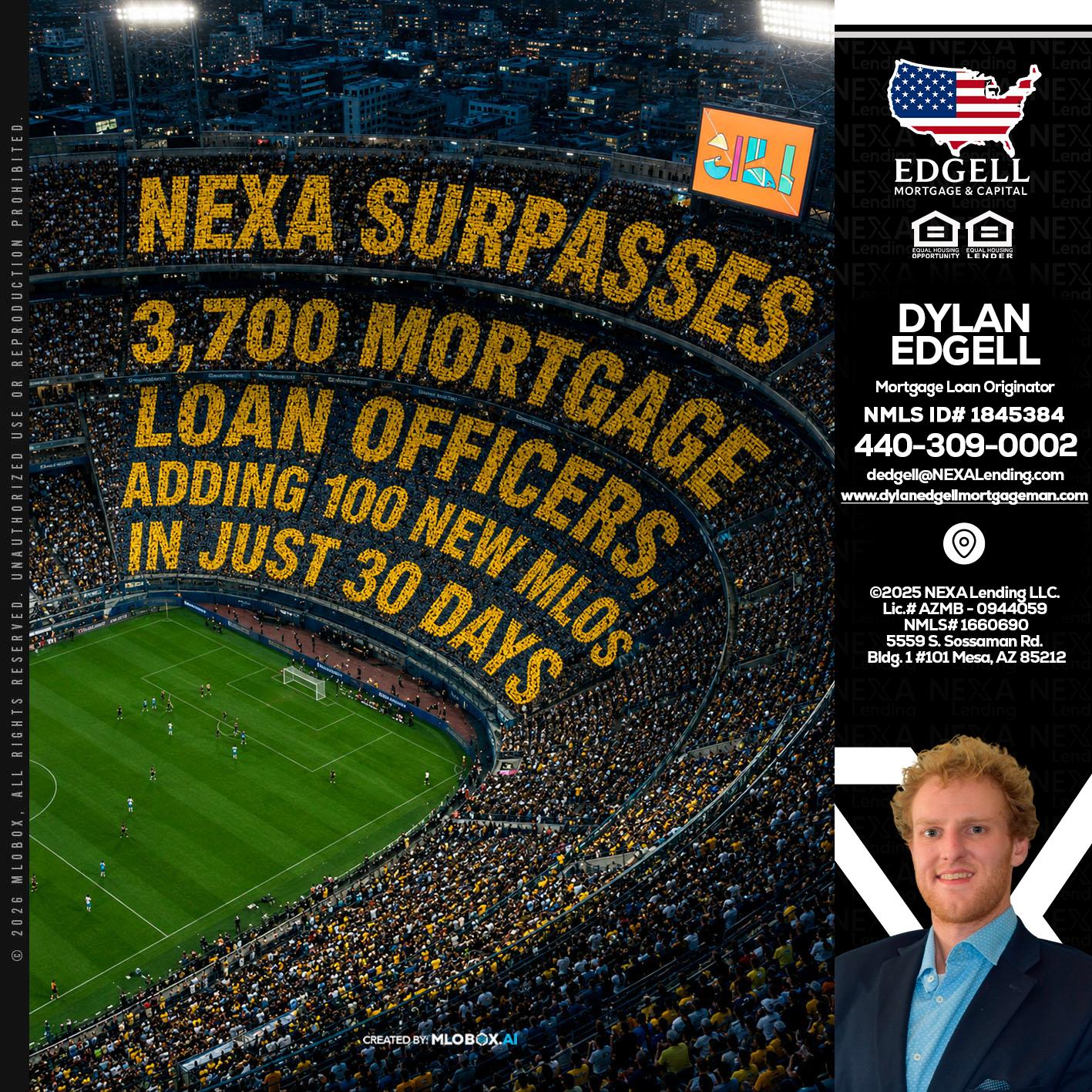 NEXA SURPASSES - Dylan Todd Edgell -Senior Sales Manager