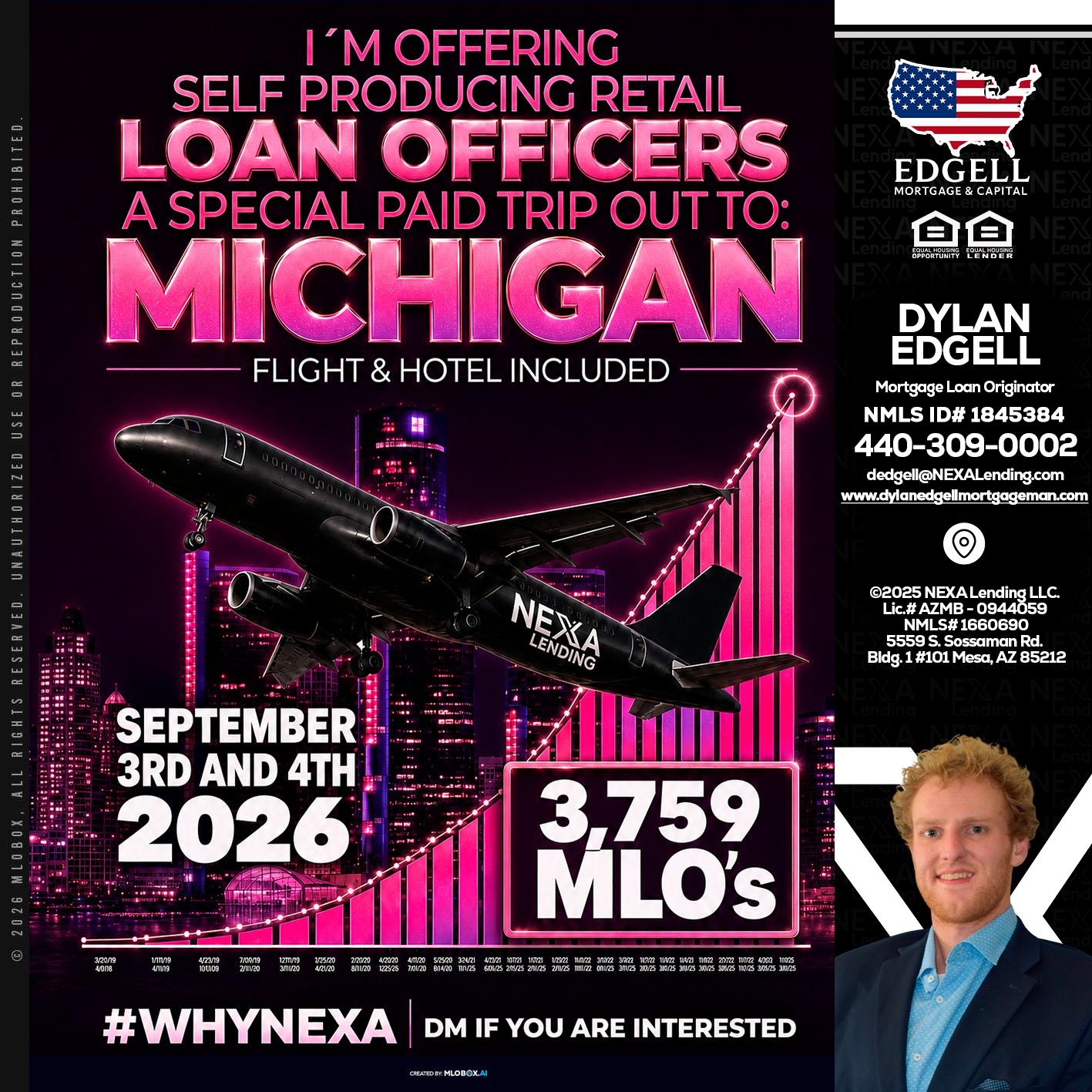 MICHIGAN TRIP - Dylan Todd Edgell -Senior Sales Manager