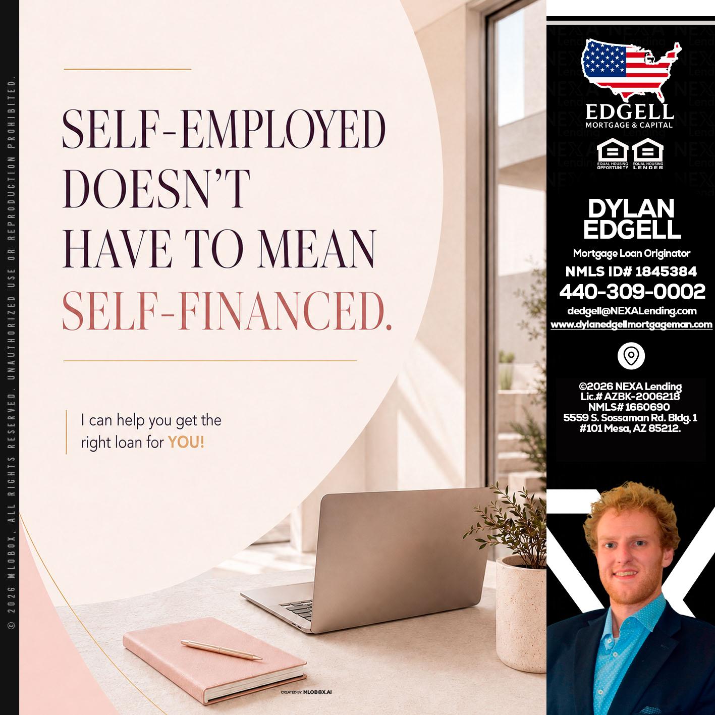 SELF EMPLOYED - Dylan Todd Edgell -Senior Sales Manager