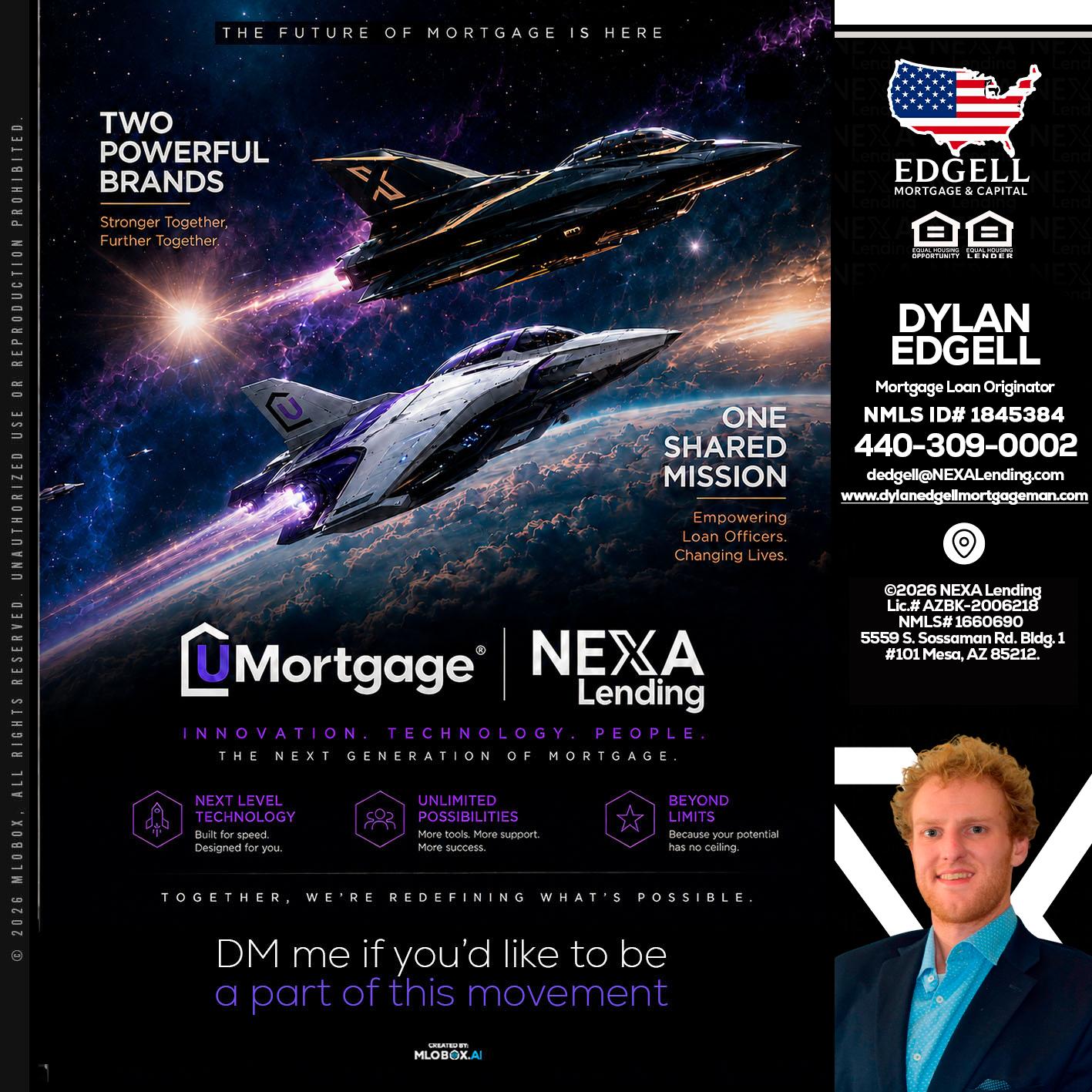 U Mortgage + NEXA lending - Dylan Todd Edgell -Senior Sales Manager