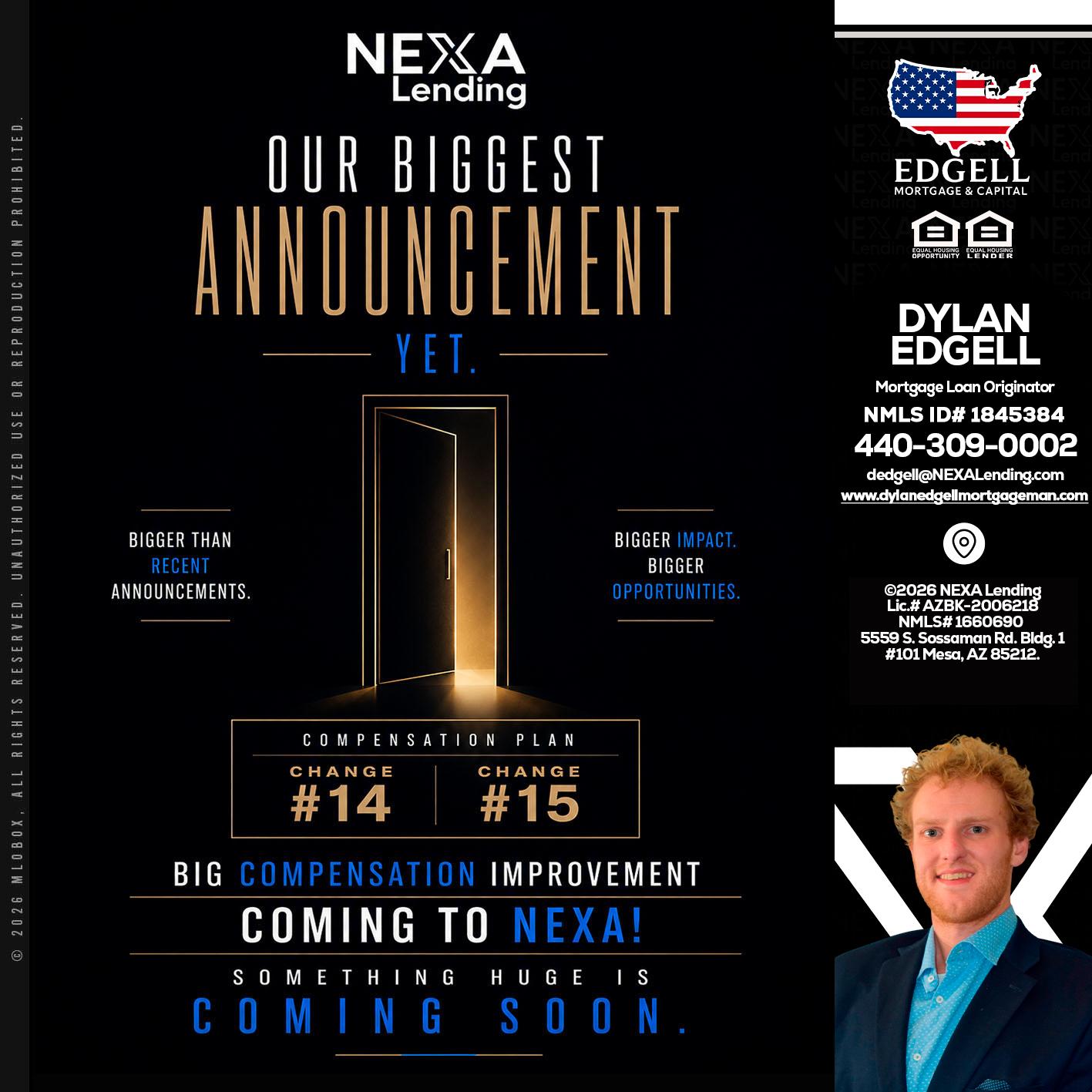 ANNOUNCEMENT - Dylan Todd Edgell -Senior Sales Manager