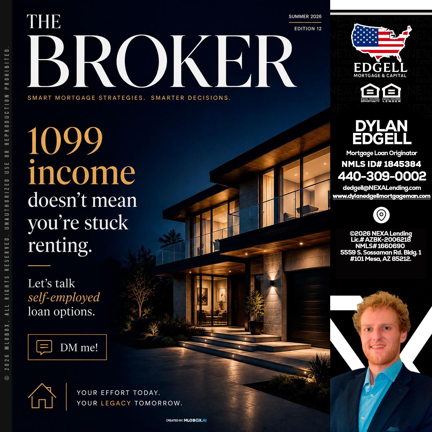 THE BROKER - Dylan Todd Edgell -Senior Sales Manager
