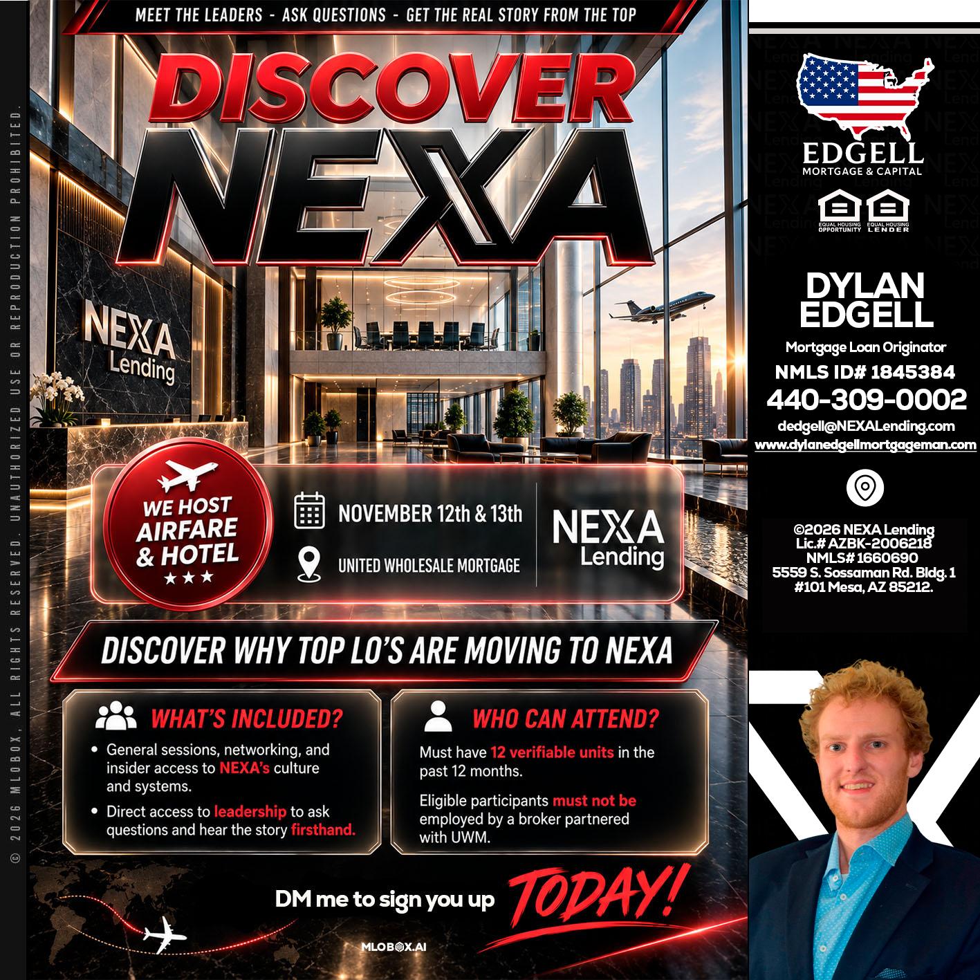 DISCOVER NEXA - Dylan Todd Edgell -Senior Sales Manager
