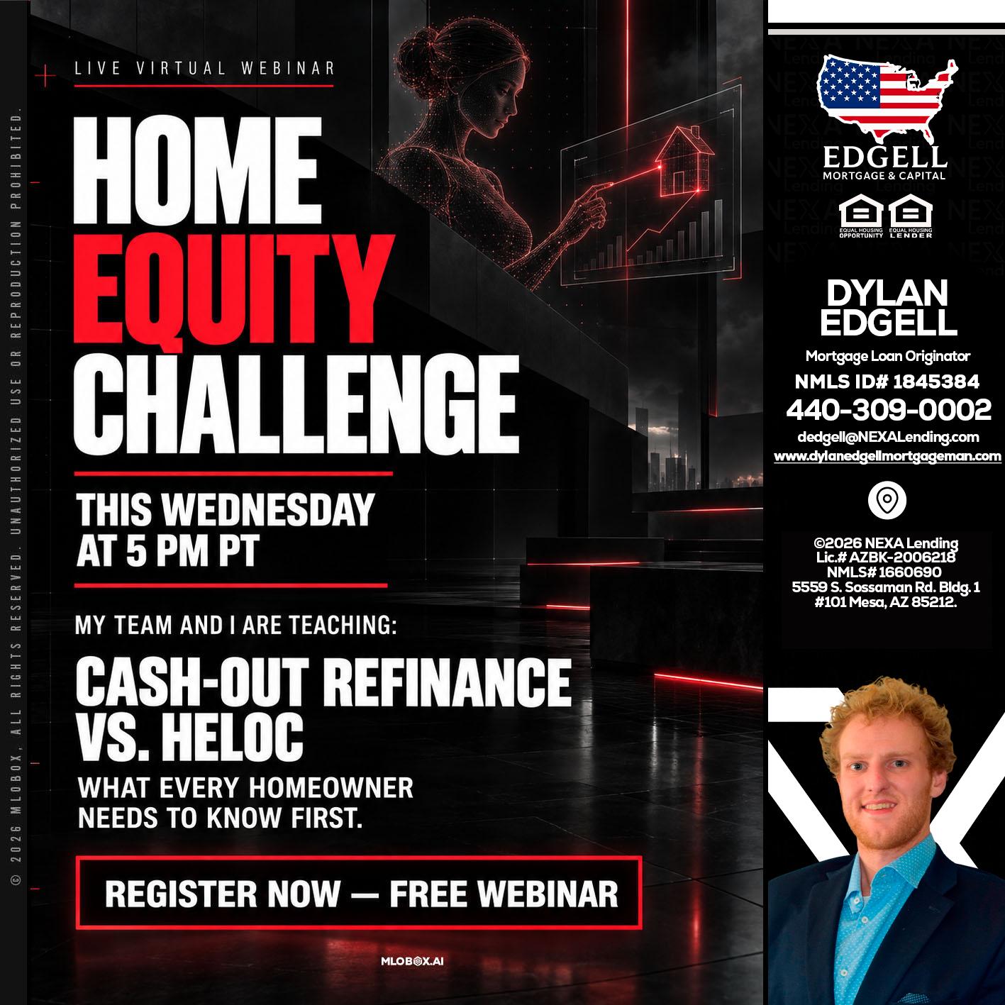 HOME EQUITY CHALLENGE - Dylan Todd Edgell -Senior Sales Manager