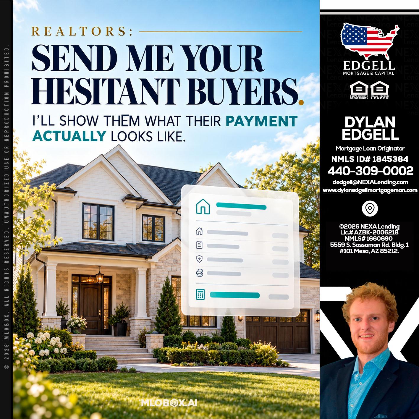 SEND ME YOUR - Dylan Todd Edgell -Senior Sales Manager