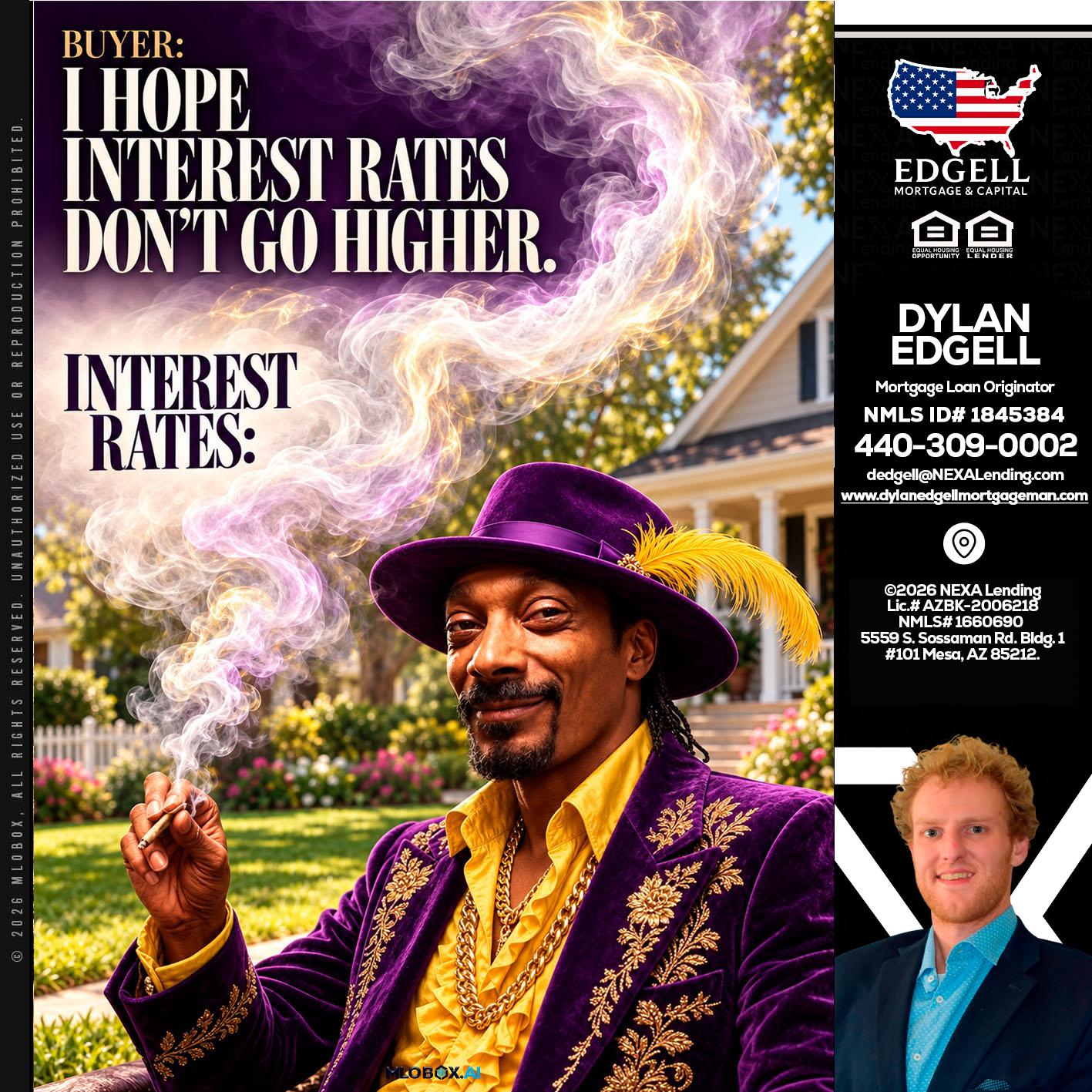 I HOPE RATES - Dylan Todd Edgell -Senior Sales Manager