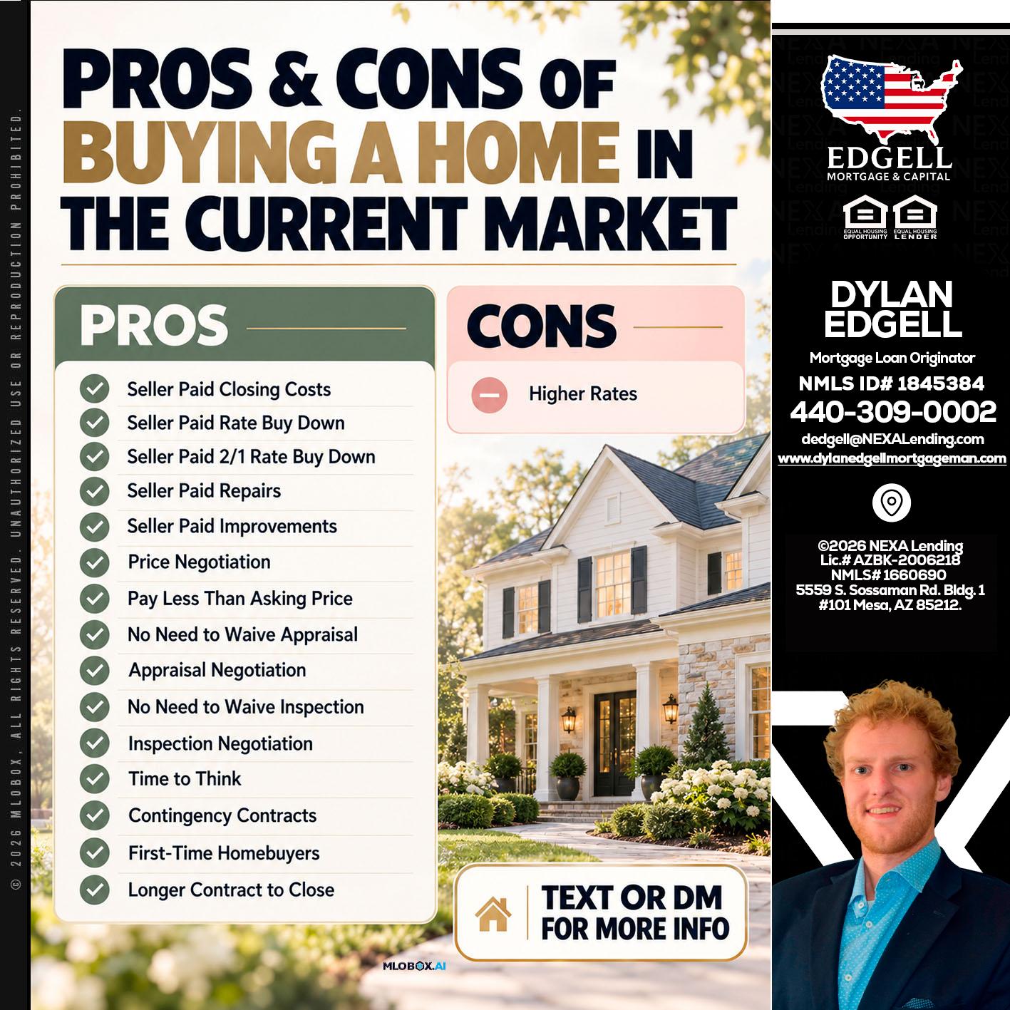 pros and cons - Dylan Todd Edgell -Senior Sales Manager