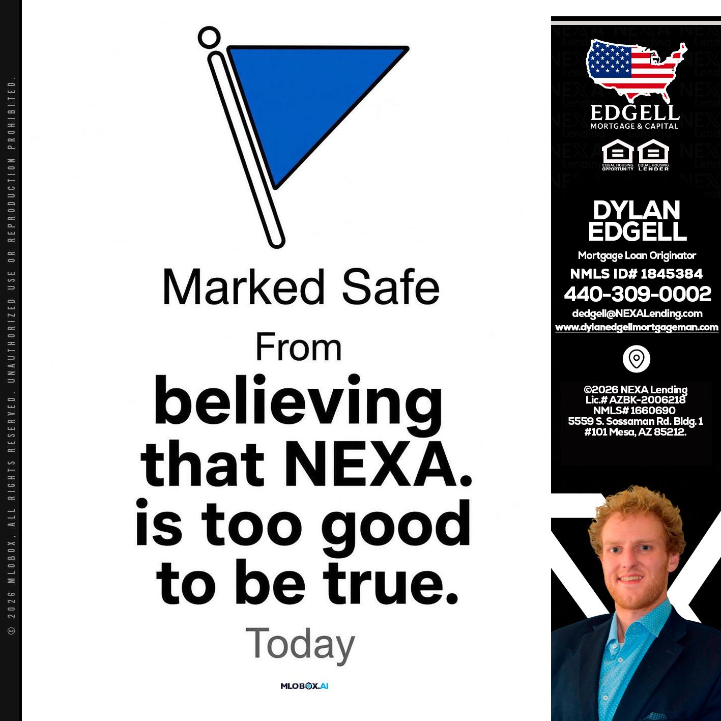 MARKED SAFE - Dylan Todd Edgell -Senior Sales Manager