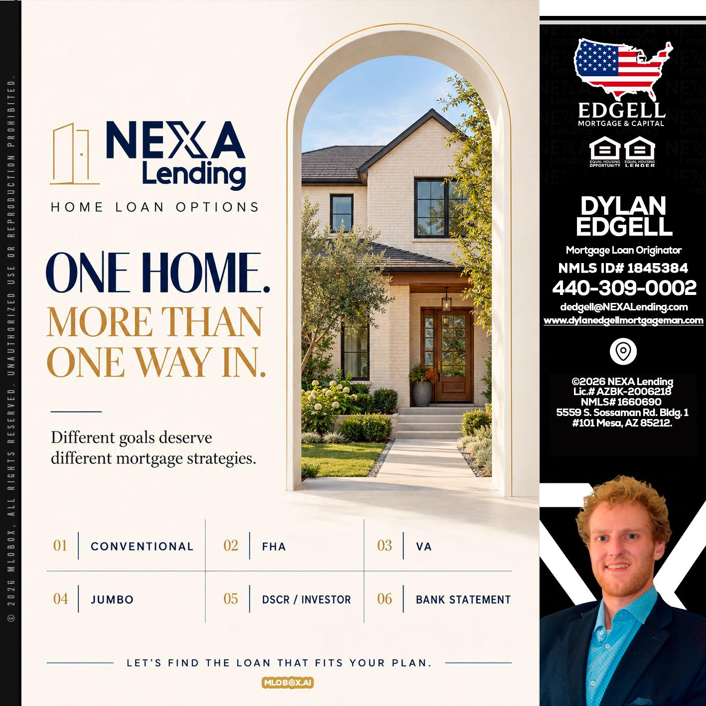 ONE HOME - Dylan Todd Edgell -Senior Sales Manager