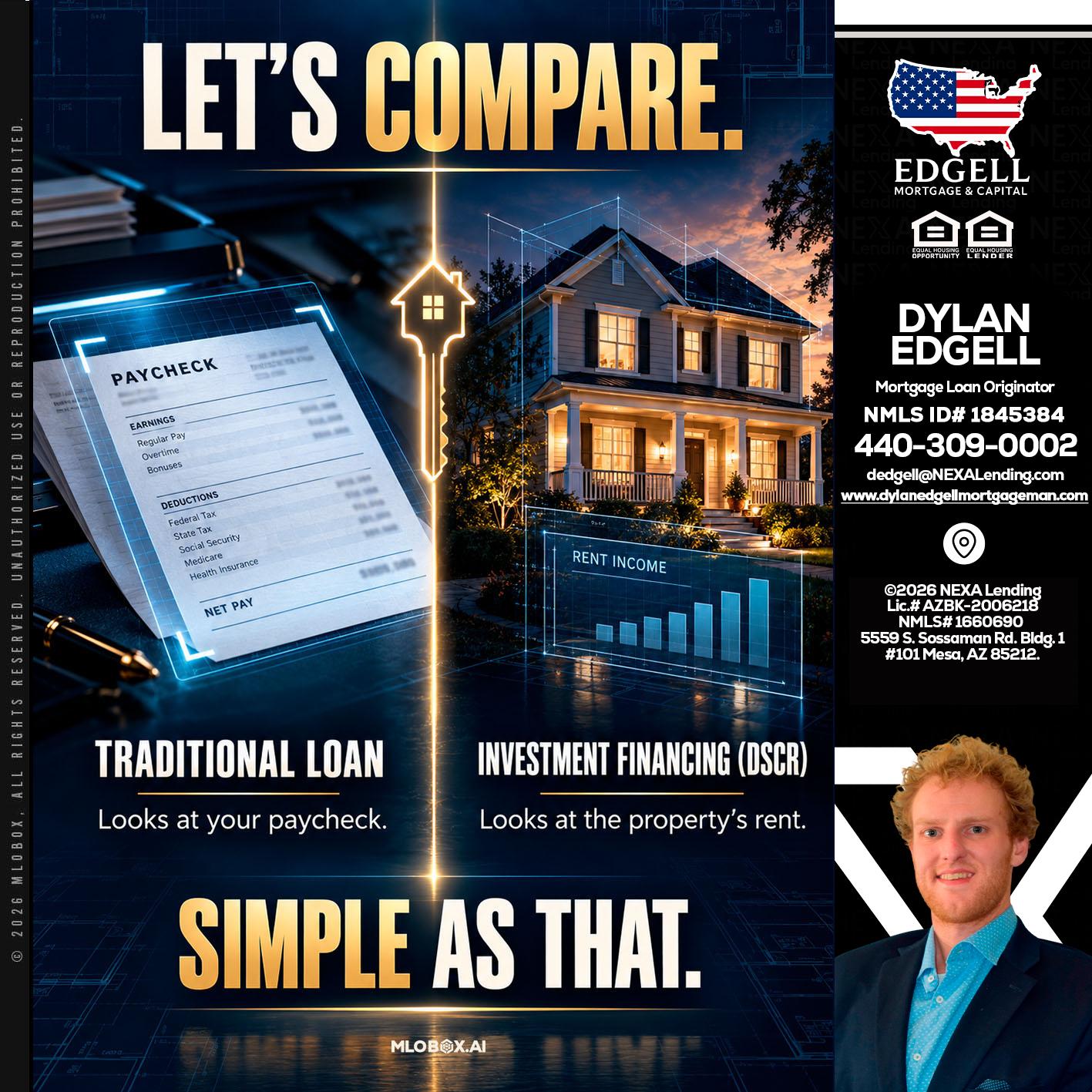 lets compare - Dylan Todd Edgell -Senior Sales Manager