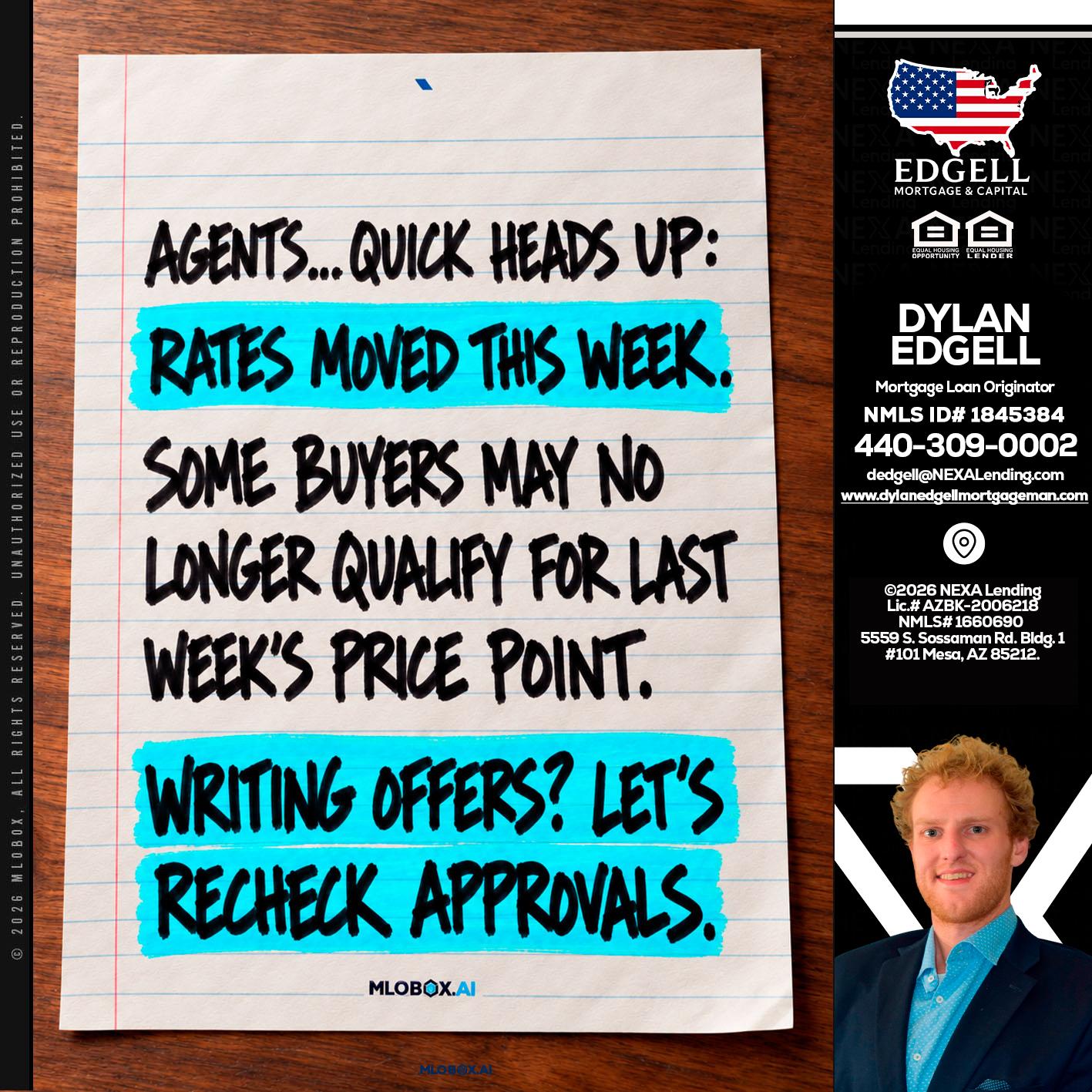 AGENTS - Dylan Todd Edgell -Senior Sales Manager
