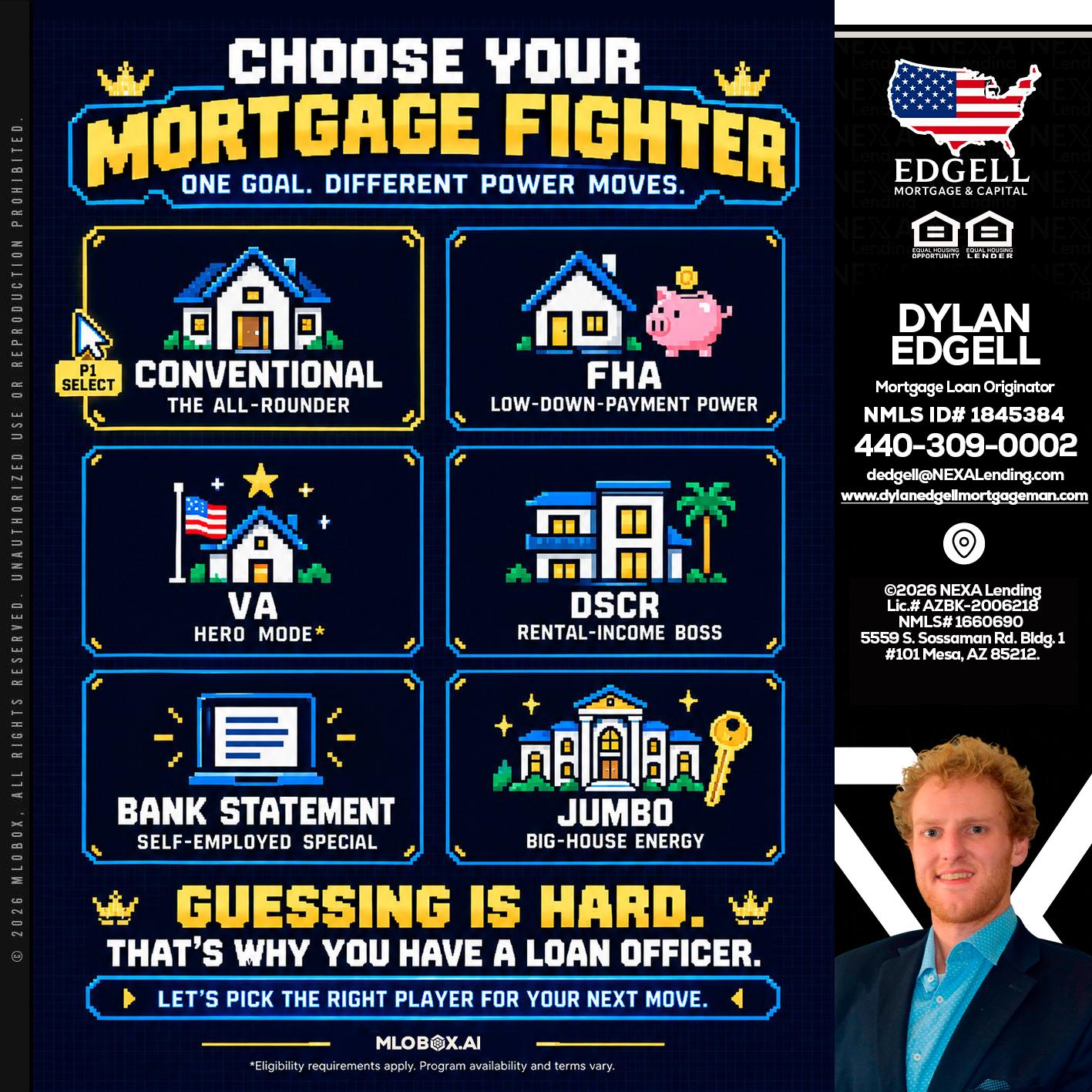 CHOOSE YOUR MORTGAGE - Dylan Todd Edgell -Senior Sales Manager