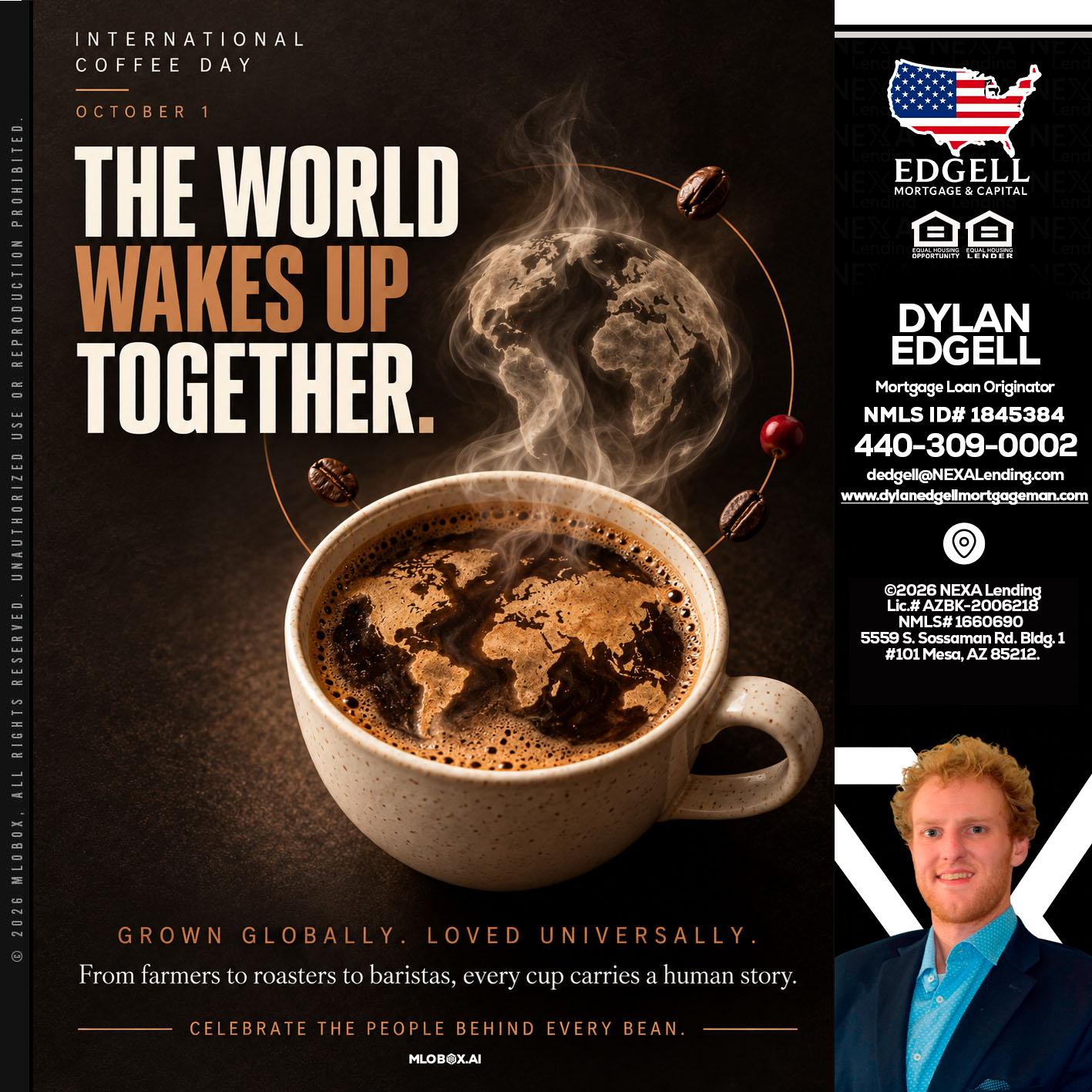 THE WORLD WAKES UP - Dylan Todd Edgell -Senior Sales Manager